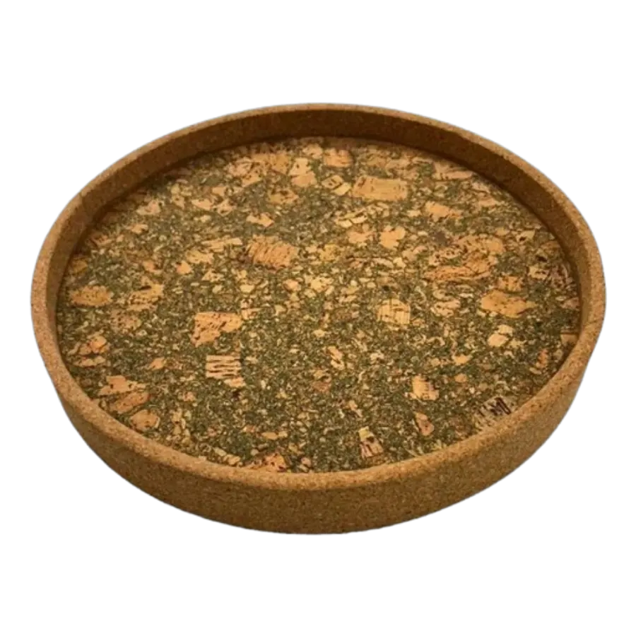 Regular Round Tray in Olive, photo 2