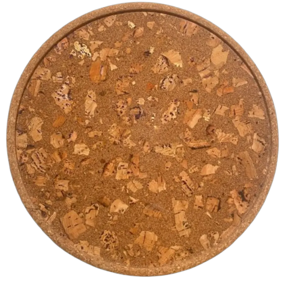 Large Round Tray in Terra, photo 1