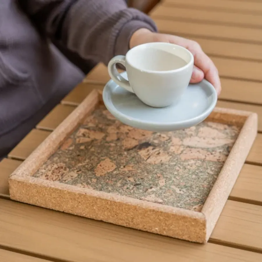 Square Tray in Olive, photo 5