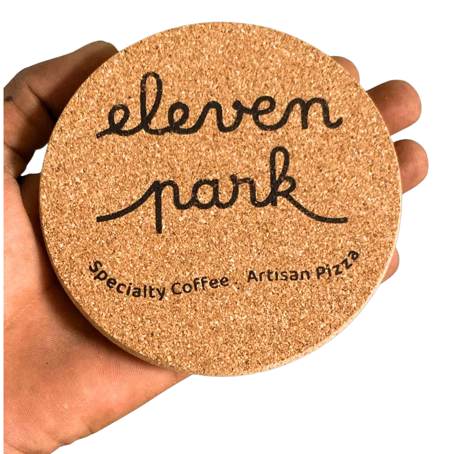 Round Medium Grain Coaster 8mm photo 2