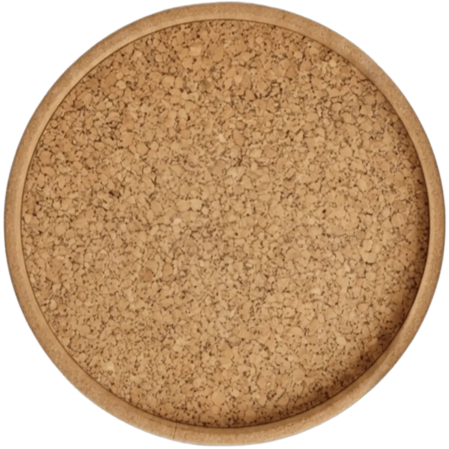 Large Round Tray in Natural, photo 1