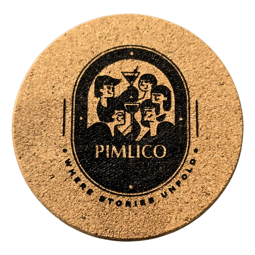 Round Fine Grain Coaster 8mm photo 2