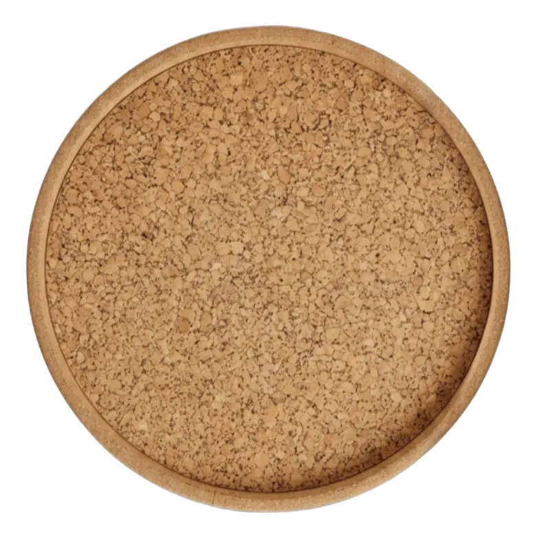 Small Round Tray in Natural, photo 1
