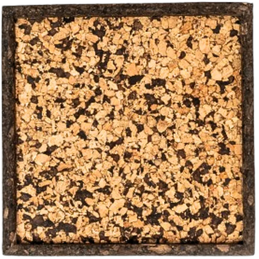 Square Tray in Mocha, photo 1