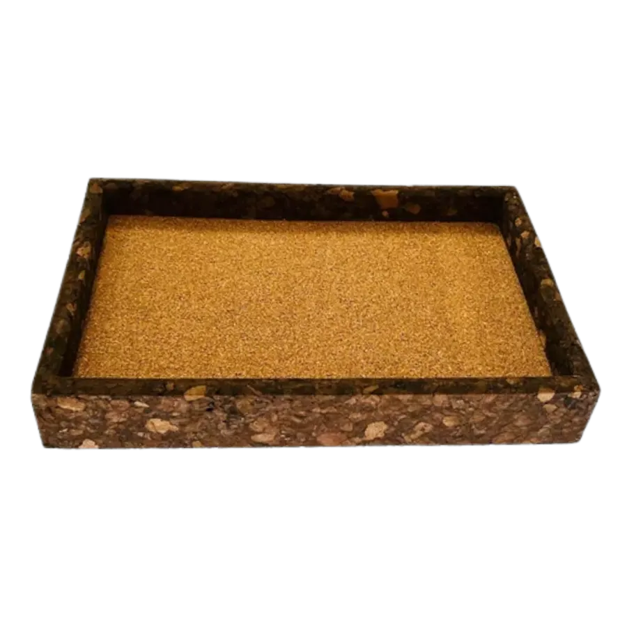 Corkage Studio Tray in cork, Sand finish, for cafés and hotels (photo 2)