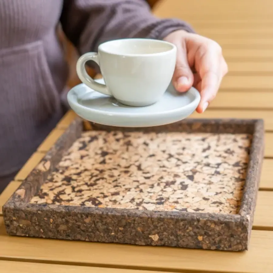 Square Tray in Mocha, photo 4