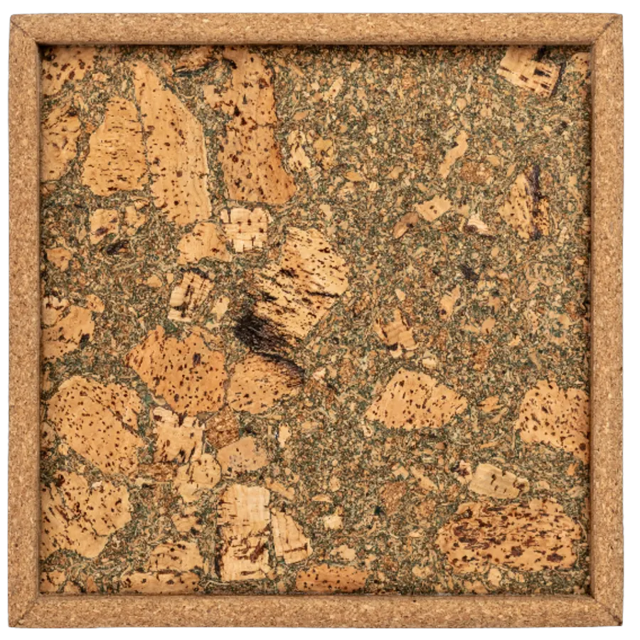 Square Tray in Olive, photo 1