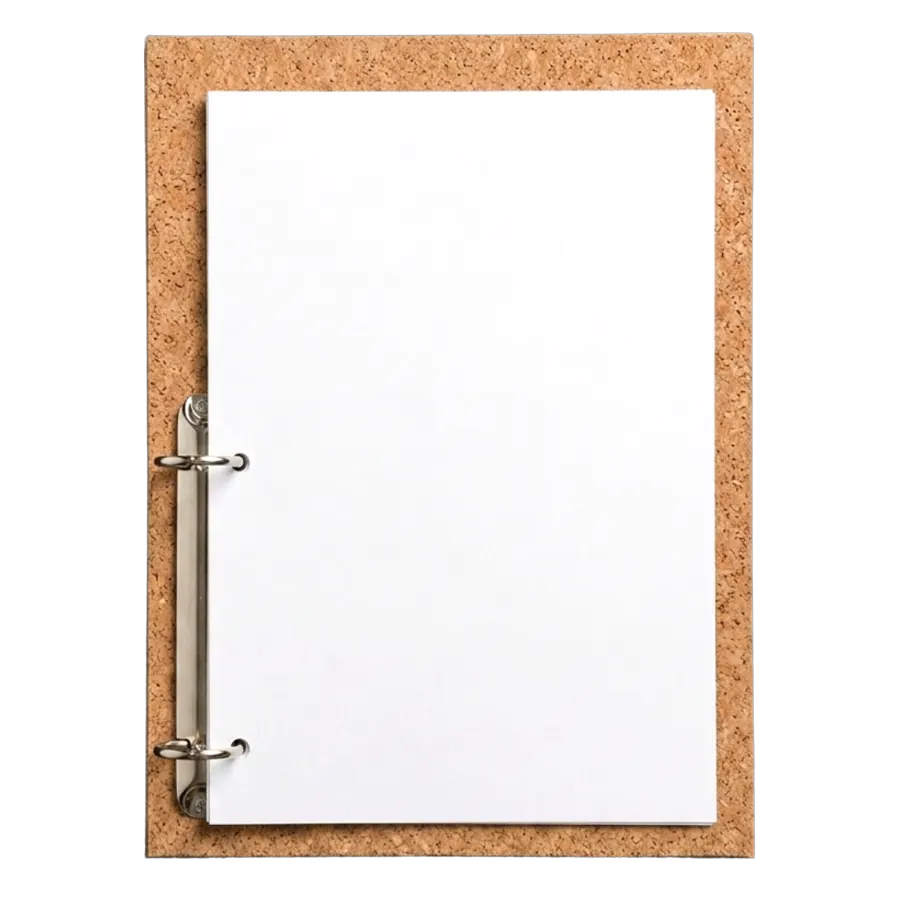 A5 Sleek Ring Binder Menu Holder photo 1