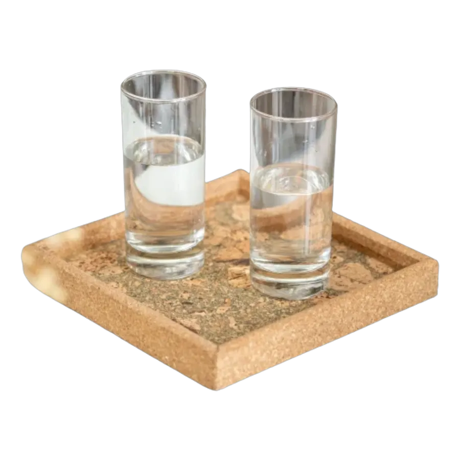 Square Tray in Olive, photo 2