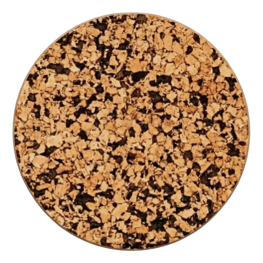 Small Round Mat in Mocha, photo 1