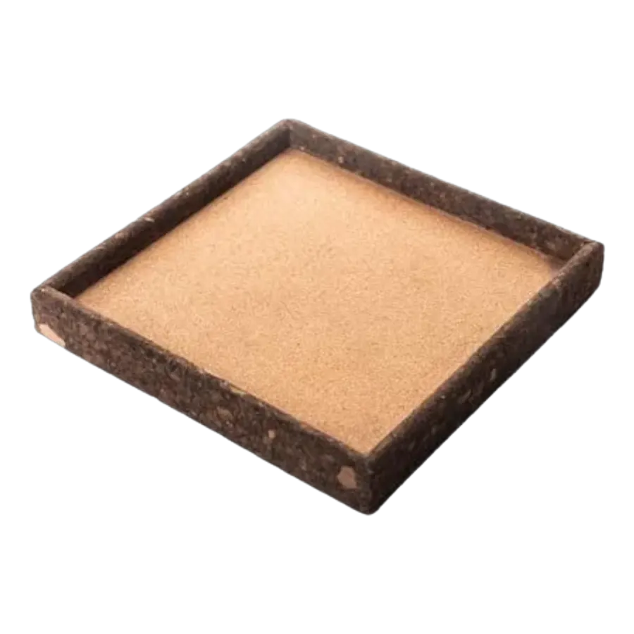 Square Tray in Sand, photo 2