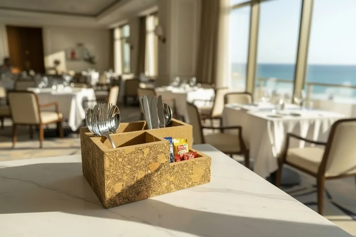 Tissue holders, cutlery and condiment caddies for restaurant tables