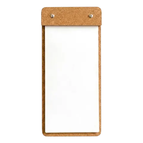 Custom Top Flap Menu Holder